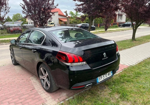 Peugeot 508 cena 32900 przebieg: 126461, rok produkcji 2017 z Turek małe 191